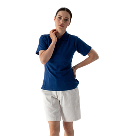 Hemp Knit Polo Shirt