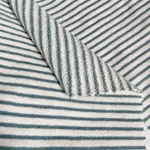 Yarn Dyed Stripes Hemp Terry Fabric