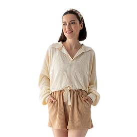 Knit Hemp Shorts Women